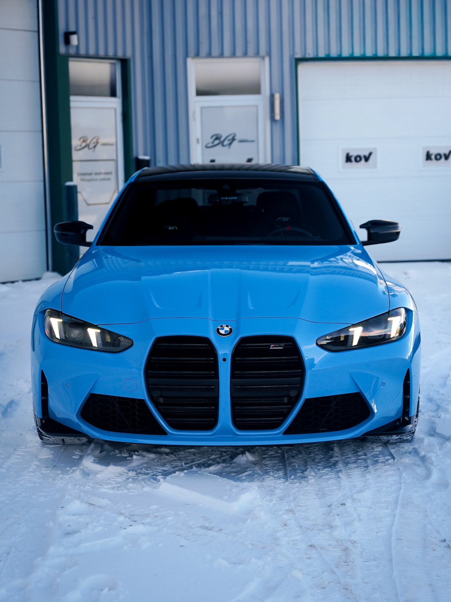 BMW M3 Competition, Bleu